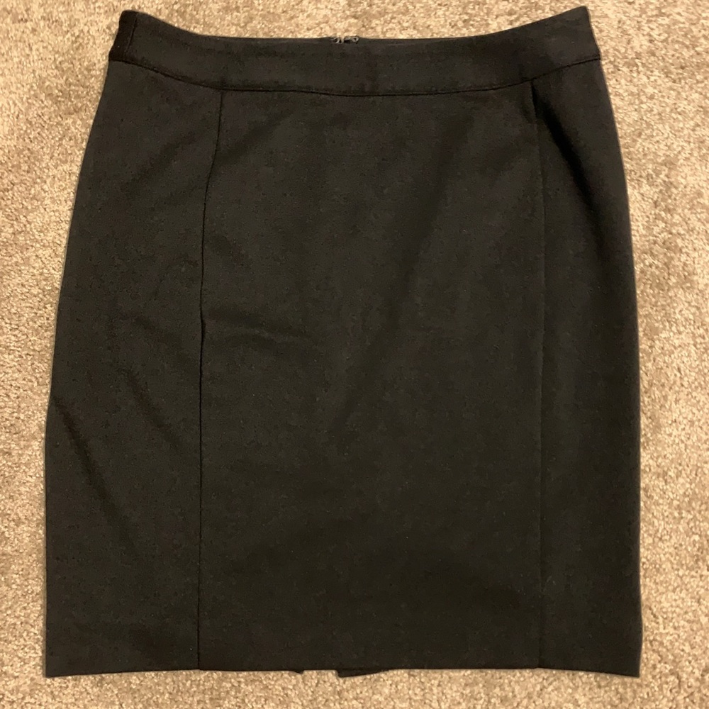 LOFT Black Pencil Skirt, Medium